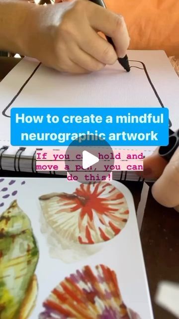 Neurographic Art Tutorial, Neurographic Art How To, Neurotrophic Art, Neurology Art, Art Healing, Neurographic Art, Mindful Art, Flow State, Deeper Meaning