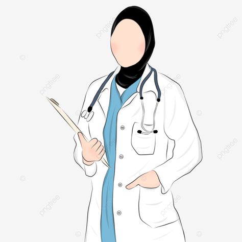 Medicine Cartoon, Hijab Clipart, Doctor Clipart, Cartoon Doctor, Medical Artwork, Student Cartoon, Doctor For Kids, Small Pretty Tattoos, Colorful Murals