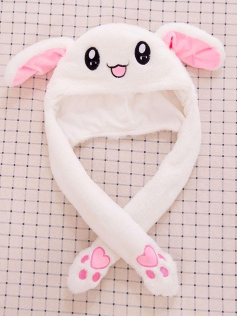 Bunny Hat Aesthetic, Rabbit Hat, Cute Hat, Bunny Hat, Cute Birthday Gift, Animal Hats, Kawaii Fashion Outfits, Kawaii Accessories, Cute Rabbit