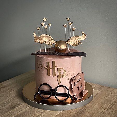 Cake Decorating Harry Potter, Small Harry Potter Cake, Pink Harry Potter Cake, Harry Potter Dort, Dort Harry Potter, Bolo Tema Harry Potter, Harry Potter Cake Ideas Birthdays, Harry Potter Bday Cake, Pasteles Harry Potter