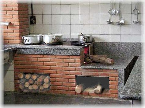 Dirty Kitchen Design, Dirty Kitchen, Wood Stove Fireplace, Outdoor Stove, Outdoor Oven, Cooking Stove, Brick Oven, Casa Vintage, Rocket Stoves