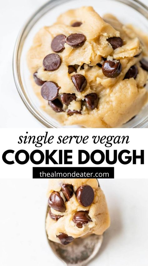 Dairy Free Cookie Dough, Vegan Cookie Dough Recipe, Cookie Dough For One, Gluten Free Cookie Dough, Cookie Dough Ingredients, Cookie Dough To Eat, Edible Cookie Dough Recipe, Cookie Dough Recipe, Healthy Cookie Dough