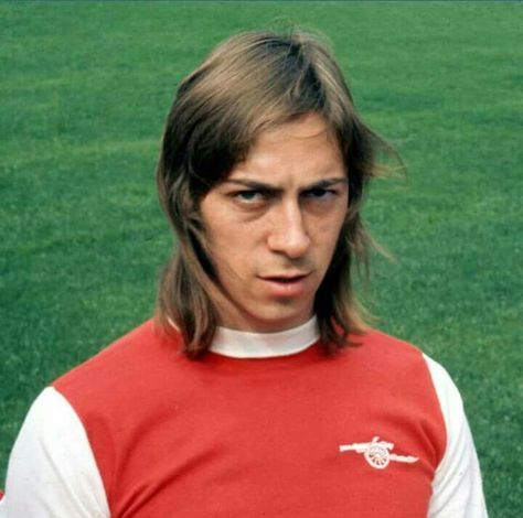 Arsenal's Charlie George, 1971 Charlie George, Old School Skateboards, Arsenal Players, Ipswich Town, Derby County, Arsenal Football Club, Arsenal Football, Cap Fits, Soccer Stars