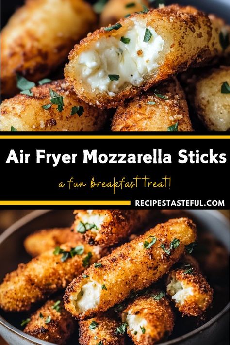 Air Fryer Mozzarella Sticks, Air Fryer Mozzarella, Cozy Movie Night, Quick Appetizer, Quick And Easy Appetizers, Party Appetizers Easy, Quick Appetizers, Deep Frying, Mozzarella Sticks