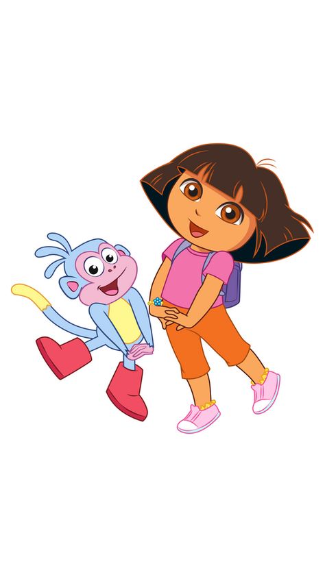 Is there a person in the whole world who has no idea of who Dora the Explorer is? This seven-year-old Latina girl has a huge love of embarking on quests related to an activity that she wants to... Dora Cartoon Images, Dora And Her Monkey, Dora The Explorer Aesthetic, Dora The Explorer Aesthetic Wallpaper, Hugging Aesthetic, Dora The Explorer Aesthetic Icon, Dora The Explorer Wallpaper, Dora Pictures, Baddie Dora The Explorer