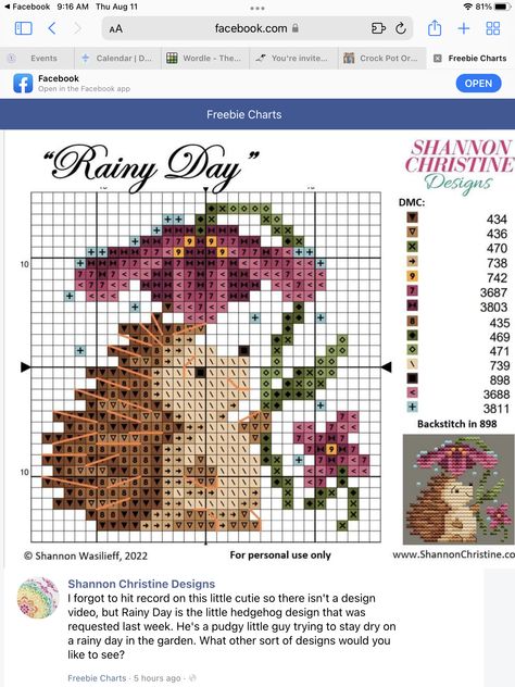 Christmas Cross Stitch Card Patterns Free, Bee Cross Stitch Pattern Free, Modern Cross Stitch Patterns Free Charts, Fall Cross Stitch Patterns Free, Cross Stitch Purse, Hedgehog Cross Stitch Pattern, Free Cross Stitch Pattern, Fall Cross Stitch, Flower Cross Stitch