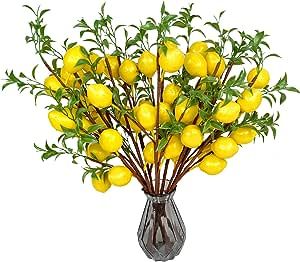 Farmhouse Table Centerpiece, Fake Lemons, Farmhouse Table Centerpieces, Kitchen Centerpiece, Lemon Kitchen Decor, Centerpiece Home, Lemon Kitchen, Kitchen Party, Fake Fruit