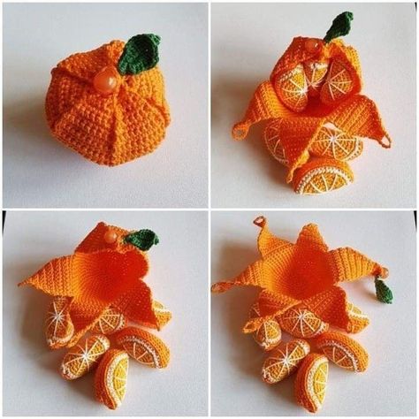 Fruit Haken, Felted Crochet, Crochet Fruit, Crochet Food, Crochet Inspo, Top Ideas, Best Top, Fun Crochet Projects, Crochet Design