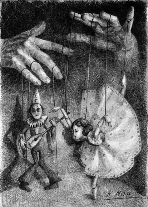 Breaking the bonds poetry challenge Master puppeteer Pull on my strings Tell me what to say Tell me what to sing © From A Poet's Heart Puppet Design, Alice In Wonderland Diy, Puppet Master, Cabinet Of Curiosities, Goth Art, Dark Art Illustrations, Art Masters, Gothic Art, Illustrations And Posters