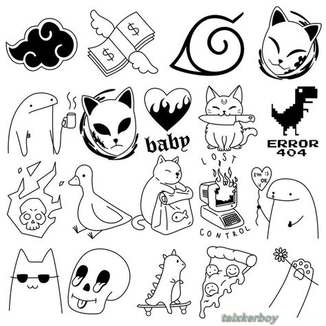 Ignorant Style Tattoo, Tattoo Techniques, Tasteful Tattoos, Tattoo Flash Sheet, Creepy Tattoos, Cute Little Tattoos, Tattoo Stencil Outline, Style Tattoo, Tattoo Portfolio