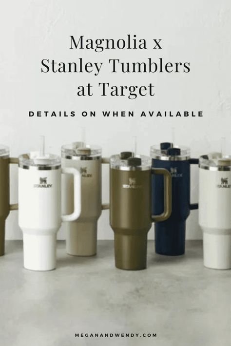 Magnolia Stanley Tumbler at Target - Long Story Short Magnolia Stanley Tumbler, Every Stanley Color, Cooking Gift Ideas, Magnolia Colors, Target Run, Chip And Jo, Cooking Gift, Gift Me, Stanley Tumbler