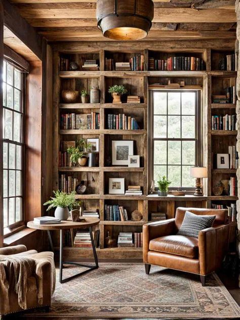 21+ Inspiring Ideas For Home Library Designs 14 Library And Piano Room, Wood Library Design, Ideas For Home Library, Small Home Library Ideas, Contemporary Library, Room Library Ideas, Library Design Ideas, Library Floor Plan, Home Library Design Ideas