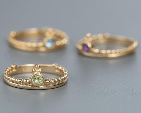 Indian Wedding Rings, Boho Wedding Ring, Boho Engagement Ring, Blue Aquamarine Ring, Indian Rings, Dainty Wedding Ring, Stackable Rings Wedding, Alternative Wedding Rings, Gold Amethyst Ring