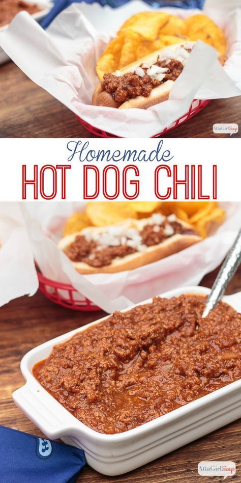 · 2 reviews · 35 minutes · Gluten free · Serves 6Once you try this homemade hot dog chili recipe, you'll never buy canned again! It's also great on burgers! Hot Dog Chilli, Chili Hotdogs, Best Hot Dog Chili Recipe, Hot Dog Chili Sauce Recipe, Hot Dog Chili Recipe, Homemade Hot Dog Chili, Hot Dog Sauce Recipe, Hotdog Chili Recipe, Coney Sauce