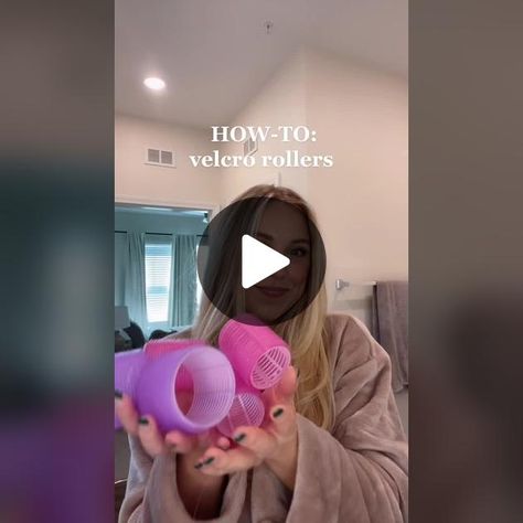 Took me an hour, probably only doing the front pieces next time. Rolle... | Velcro Hair Rollers | TikTok Velcro Rollers Thick Hair, Velcro Rollers Wet Hair, How To Use Velcro Rollers Long Hair, How To Use Velcro Rollers On Thick Hair, Volume With Rollers, How To Do Velcro Rollers, How To Put In Rollers Hair, Using Rollers For Volume, Velcro Roller Placement