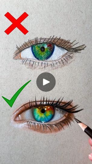 1.6M views · 1.5K reactions | How to improve your art? Do’s 👍 vs Dont’s 👎

Did these tips help? Comment YES for more videos like this!

I was inspired to share these after finding an old drawing from 5 years ago—it’s amazing how much you can grow with the right techniques ✍️

#arttutorial #drawingprocess #eyesdrawing  #youtubetutorial #reels #artreels #howtodraw #drawtutorial #eyetutorial #drawwithme #eyesketch #dosanddonts #artimprovement | Arielle Komie Art | Art Music · Flowers Artistic Painting, Art Faces, Craft Painting, Drawing Lesson, Eye Sketch, Drawing Faces, Drawing Process, Eye Tutorial, Color Pencils