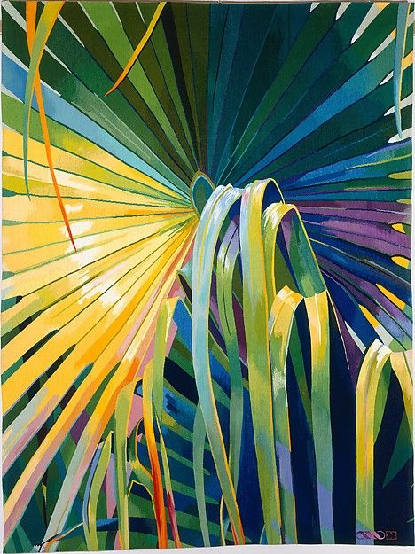 PAlma Palm Tree Artwork, Palm Tree Drawing, Sheila Hicks, Tropical Painting, Plant Painting, Tropical Art, Tree Drawing, Leaf Art, Tree Art