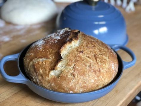 Crescent Bread, Le Creuset Bread, Cast Iron Bread, Knead Bread Recipe, Bread Oven, Best Oven, Kitchen Gear, Bread Baker, No Knead Bread