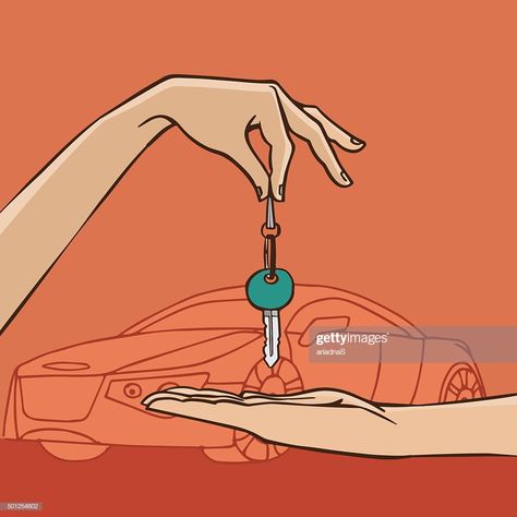 Vector Art : Hand holding car key Key Drawings, Giving Keys, Keys Art, Car Illustration, Hand Holding, Art Hand, Art Inspiration Drawing, Free Illustrations, Car Keys