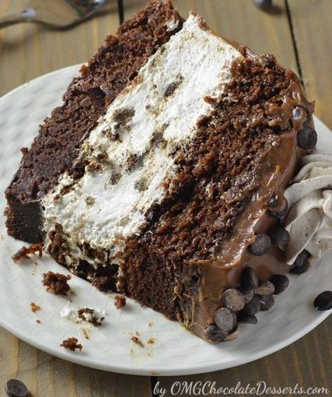 Chocolate Oreo Cheesecake Recipe, Oreo Cheesecake Chocolate Cake, Cheesecake Chocolate Cake, Chocolate Cheesecake Recipes, Cheesecake Chocolate, Decadent Chocolate Cake, Cheesecake Cake, Oreo Dessert, Oreo Cheesecake