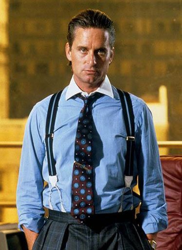 Gordon Gekko, Film Characters, Faceless Men, Michael Douglas, Beard Life, Movies Outfit, Catherine Zeta Jones, Famous Movies, Business Casual Men