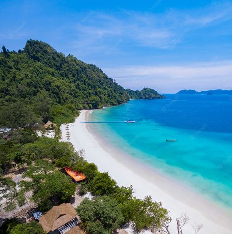 Premium Photo | Beautiful white sand beach of nyaung oo phee island andaman sea southern of myanmar Breakfast On The Beach, Landscape Silhouette, Weather In India, Shwedagon Pagoda, Myanmar Travel, Inle Lake, India Culture, Sea Photo, Photo Beautiful