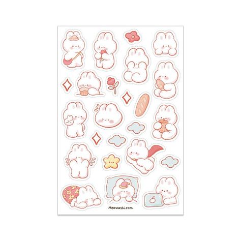 cute #stickers #disney cute 1d #stickers cute zodiac #signs #stickers cute #stickers #ideas aesthetic Kotak Bento, Marshmallow Bunny, Printable Sticker Sheets, Cute Easy Doodles, Korean Stickers, Stickers Kawaii, Scrapbook Stickers Printable, Kawaii Plush, Easy Doodles Drawings