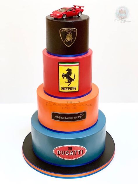 Bugatti Cake, Cars Birthday Cake, Bugatti Cars, Creative Birthday Cakes, Car Cake, Bugatti Veyron, Cars Birthday, Bugatti, Amazing Cakes