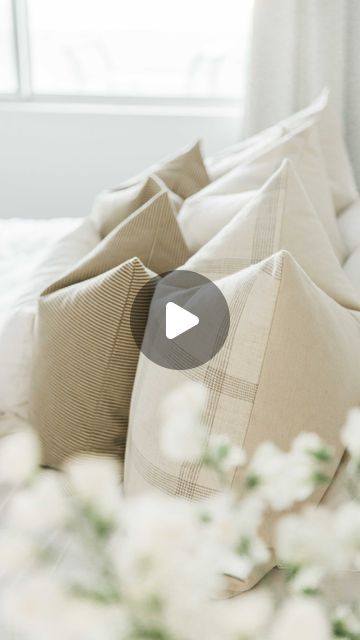 563 likes, 37 comments - shannan__leighFebruary 19, 2021 on : "✨ How To Make Your Bed Like They Do At Pottery Barn ✨ . We’ve all done it...walked into stores like Pottery Barn and wondered how t..." Fluffy Bedding, Modern Vintage Home, February 19, Make Your Bed, Bedroom Inspo, How To Make Your, Bedroom Inspirations, Modern Vintage, Pottery Barn