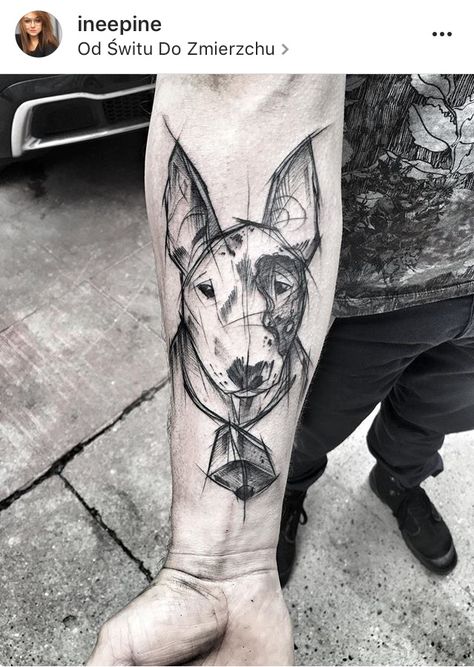 #blacktattooart #blackwork #sketchtattoo #bullterriertattoo Bull Terrier Tattoo, Terrier Tattoo, Celtic Tattoo Designs, Tier Tattoo, Sketch Style Tattoos, Dog Memorial Tattoos, Tattoo Dog, Celtic Tattoo, Dog Sketch