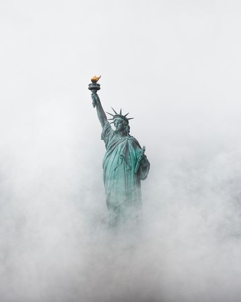 Lady Liberty by Raylivez تمثال الحرية, Amazing Hd Wallpapers, Fog Photography, Inspirational Wallpaper, New York City Photos, Cocoppa Wallpaper, Crazy Wallpaper, Love Background Images, Love Backgrounds