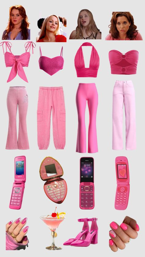 #meangirls #preppy #y2k #2000smovie #thisorthatpreppy #meangirlsaesthetic Gem Outfits, Mean Girls Halloween Costumes, Mean Girls Halloween, Mean Girls Aesthetic, 2000 Aesthetic, Mean Girls Outfits, Trio Halloween Costumes, Halloween Costumes For Girls, Mean Girls