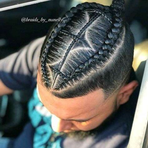 Three Braids, Latest Braided Hairstyles, Braid Styles For Men, Boy Braids Hairstyles, Cornrow Hairstyles For Men, Braids For Boys, Men's Hairstyle, Hairstyles Men, Super Hair