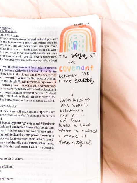 Bible Art Journaling Genesis, Rainbow Bible Journaling, Genesis 1:27 Bible Journaling, Genesis 23 Bible Journaling, Genesis 5 Bible Journaling, Genesis 9 Bible Journaling, Genesis 7 Bible Journaling, Genesis 10 Bible Journaling, Bible Notes Genesis