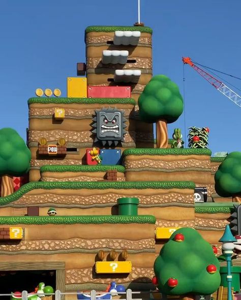 Super Mario Room, Theme Park Planning, Mario Crafts, Super Mario 3d World, Mario Room, Nintendo Party, Lego Mario, Camping Books, Mario Bros Party