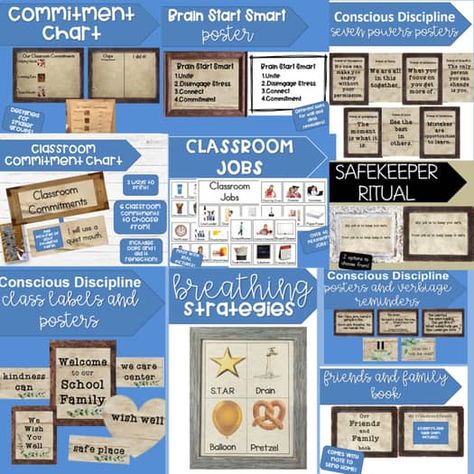 Connected N SPED | Teachers Pay Teachers Conscious Discipline Printables, Safe Place Conscious Discipline, Special Education Resource Teacher, Discipline Chart, Classroom Job Chart, Dr Becky, Elementary Bulletin Boards, Letter Sort, Individual Education Plan