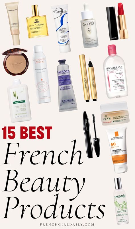 15 Best Cult French Beauty Products I Adore Since Moving to Paris French Makeup Products, French Beauty Products, Makeup Products Aesthetic, Klorane Dry Shampoo, French Makeup, Clinique Black Honey, Lavender Hand Cream, Caudalie Beauty Elixir, French Beauty Secrets