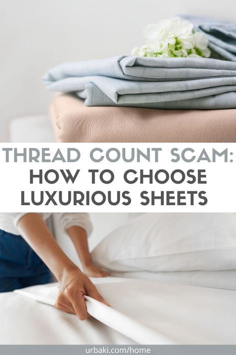 When it comes to buying sheets, the term "thread count" is often thrown around as the ultimate measure of quality and luxury.Conventional wisdom holds that the higher the number, the softer and more durable the sheets will be. But as it turns out, thread count may not be the best indicator of sheet quality after all.In reality, thread count refers to the number of threads woven into one square inch of fabric... Best Bed Sheets To Buy, Thread Count Guide Bed Sheets, Best Sheets To Buy, Best Linen Sheets, Best Cooling Sheets, Best Bed Sheets, Hello How Are You, King Size Bed Sheets, Hotel Sheets