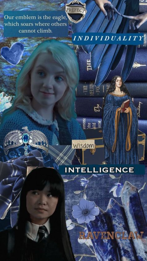 Ravenclaw 💙📖 #wizardingworld #ravenclaw #rowenaravenclaw #lunalovegood #chochang #diadem Cho Chang, Luna Lovegood, Ravenclaw, Wizarding World, Connect With People, Your Aesthetic, Creative Energy, Energy