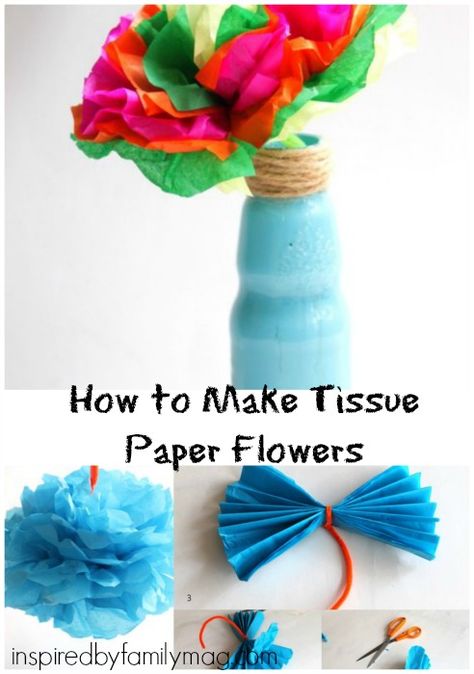 How To Make Tissue Paper Flowers - So easy to make and perfect for Hispanic Heritage Month or Cinco de Mayo craft for the kids! Tissue Paper Flowers Easy, Hispanic Heritage Month Crafts, Make Tissue Paper Flowers, Tissue Paper Crafts, Easy Paper Flowers, 5 De Mayo, Tissue Paper Flowers, Hispanic Heritage Month, Hispanic Heritage