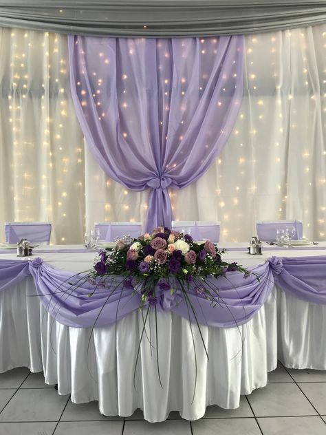 Purple 15 Centerpieces, Lavender Quinceanera Cake Butterfly, Light Purple Quinceanera Theme Flowers, Quinceanera Decorations Purple And Silver, Lilac Quince Main Table, Tangled Theme Quinceanera Damas, Sweet 16 Purple Decorations, Quince Table Decorations Lilac, Sweet 16 Lilac Theme