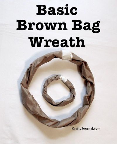 Paperbag Tree Brown Paper Bags, Brown Paper Bag Wreaths, Paper Bag Wreath, Diy Rustic Wreath, Diy Paper Bag, Small Paper Bags, Paper Sack, Paper Bag Crafts, Girl Scout Crafts