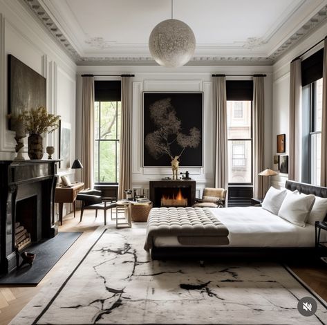 European Style Bedroom, Luxury Bedroom Master, Killarney, Home Building Design, Upper East Side, Classic Interior, Apartment Interior, White Interior, Luxurious Bedrooms