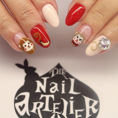 CNY Year of the Monkey nail art Monkey Nail Art, Cny Nail Art, Cny Design, Monkey Nails, Year Of The Monkey, Monkey Design, Animal Nails, Monkey Business, Nails Simple