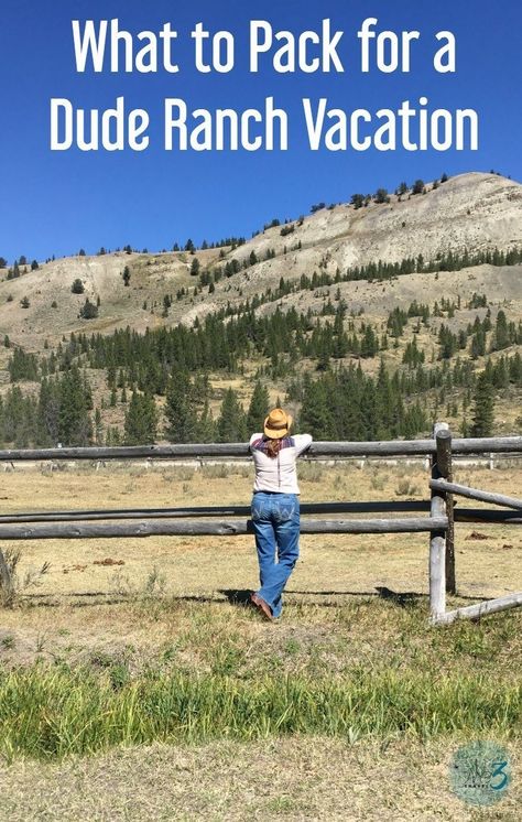 What to pack for a dude ranch vacation | | Dude ranch packing list #duderanch #packinglist #packingtips Dude Ranch Vacation, What To Pack For Vacation, Essential List, Dude Ranch Vacations, Ranch Vacation, Montana Ranch, Riding Jeans, Midwest Travel, Moving Packing