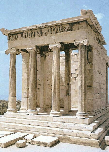 Temple of Athena Nike, Akropolis, Athens Greece Temple Of Athena, Ancient Greece Aesthetic, Greece Architecture, Ancient Greek City, Greek Beauty, Athens Acropolis, Greece Athens, Greek Temple, Ancient Greek Art