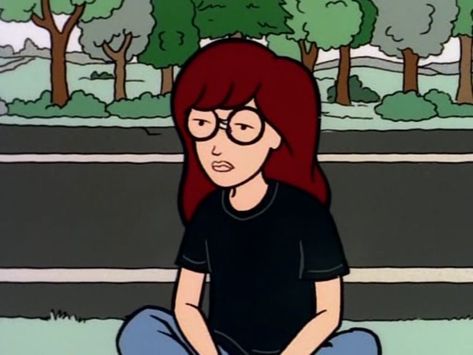 Daria Characters Pfp, Daria Characters, Daria Show, Early 2000s Cartoons, Daria Mtv, Daria Morgendorffer, Cartoon N, 2000s Cartoons, Grunge Art