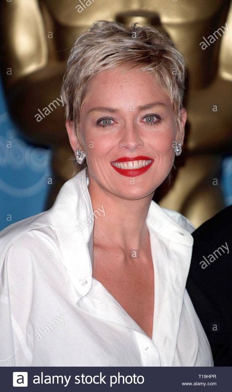 Short Hair From The Back, Sharon Stone Short Hair, Sharon Stone Hairstyles, Short Hair Men, Spiky Haircut, Short Hairstyles Over 50, Super Short Haircuts, Women Short Hair, Haircut Women