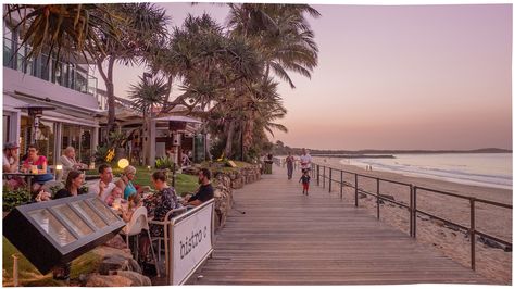 Boasting gorgeous warm weather all year long, outdoor dining on the Sunshine Coast is a way of life. Coast Restaurant, Noosa Australia, Boat Shed, Lush Lawn, Clear Lake, A Way Of Life, Sunshine Coast, Australia Travel, Vacation Destinations