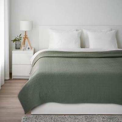 Bedspreads: Quilted, Cotton, Lightweight & More - IKEA Ikea Canada, Heavy Blanket, Ikea Store, Summer Blanket, White Duvet Covers, White Duvet, Hotel Bed, Bed Sets, Couch Covers